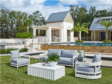 Thumbnail South Beach Swivel Lounge Chair